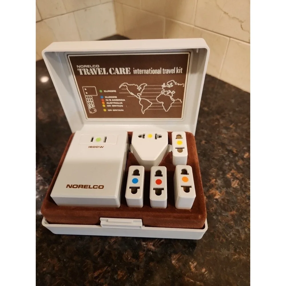 NORELCO International Power Travel Kit Electric Outlet Converters / Adapters TK1